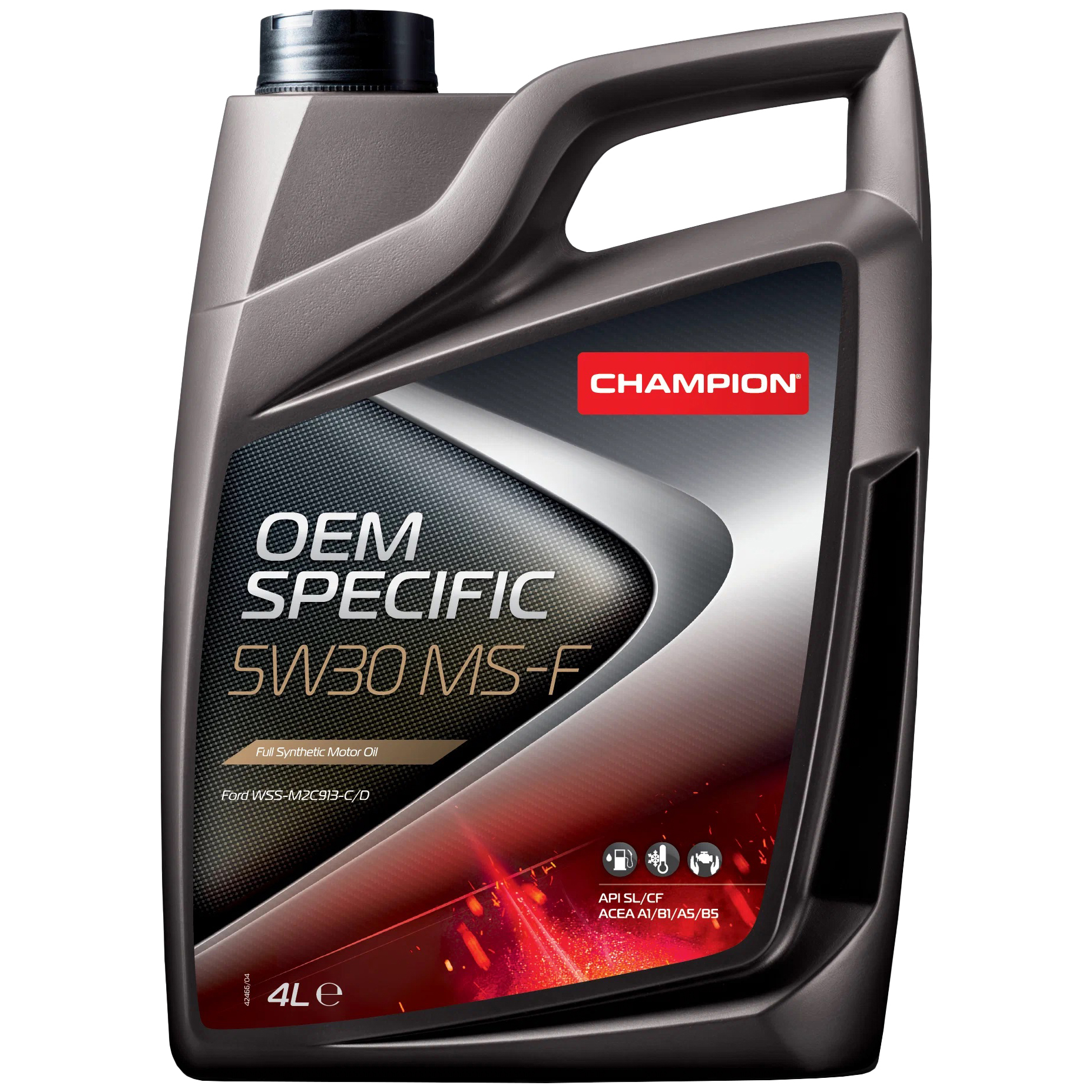 Моторное масло Champion синтетическое Oem Specific 5w30 Ms-F 4л