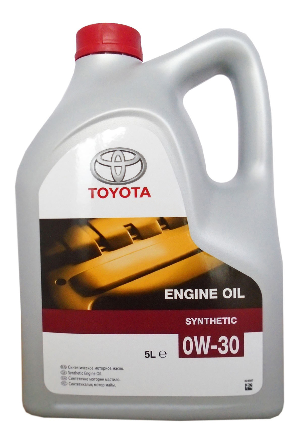 Моторное масло Toyota Engine Oil Synthetic Euro 0W30 5л