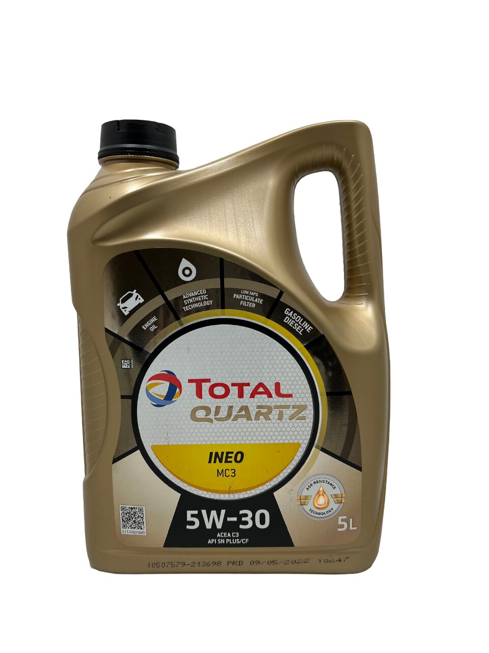 Моторное масло Total Quartz Ineo MC3 5W30 5л