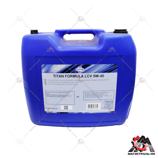 Моторное масло Fuchs Titan Formula LCV 5W40 20л