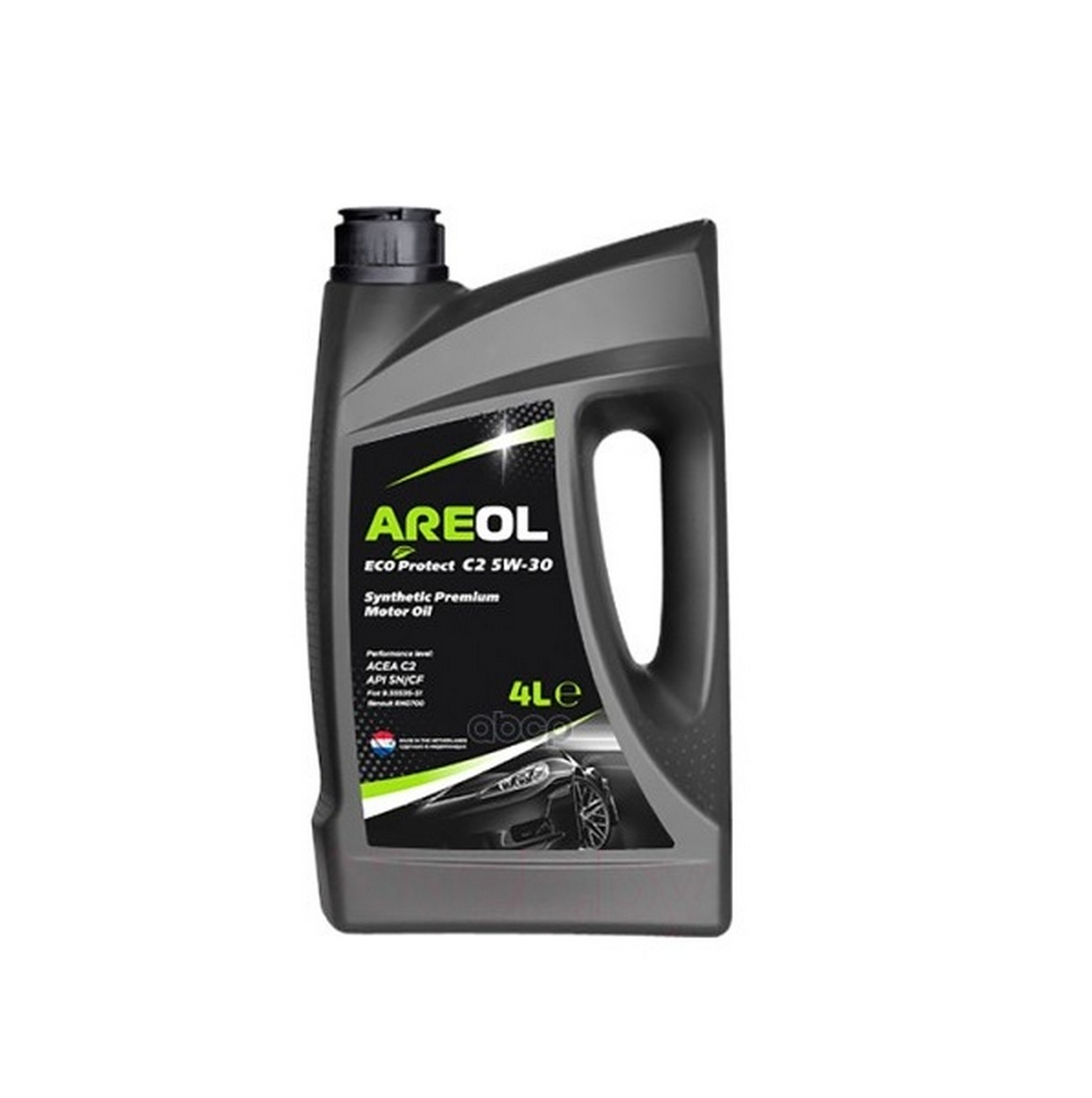 Areol Eco Protect C2 5w30 (4l)_масло Моторное Синт Acea C2, Api Sn/Cf, Fiat 9.55535-S1