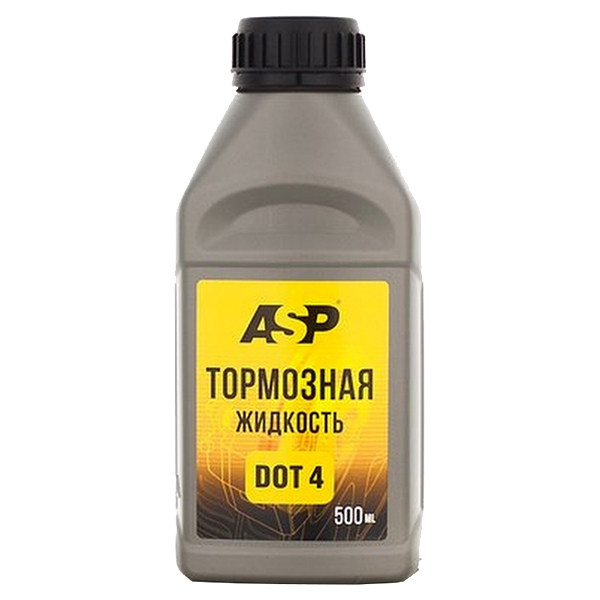 Тормозная жидкость ASP BF500 DOT-4, 500 мл