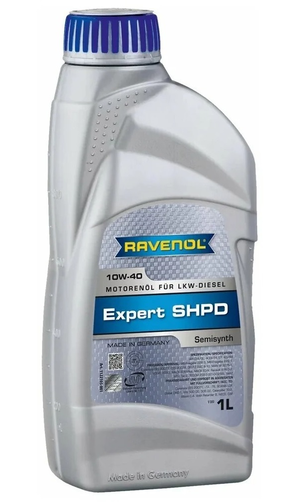 Моторное масло Ravenol полусинтетическое Expert Shpd 10w40 1л