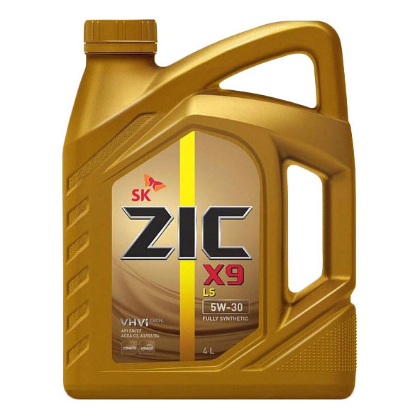 ZIC X9 LS 5W30 (4L) масло мотор. синт.\ API SN/CF, ACEA C3, MB 229.51, VW 505.00/505.01, D
