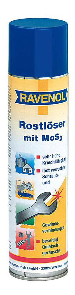 Растворитель ржавчины RAVENOL 1360009-400-05-000 Rostloeser MOS 2 0.4 л 4014835300538
