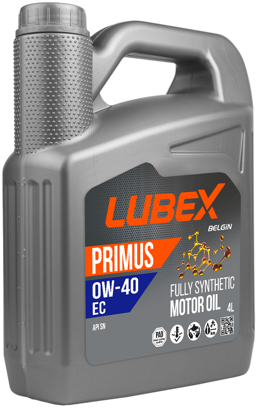 Моторное масло LUBEX PRIMUS EC 0W40 4л