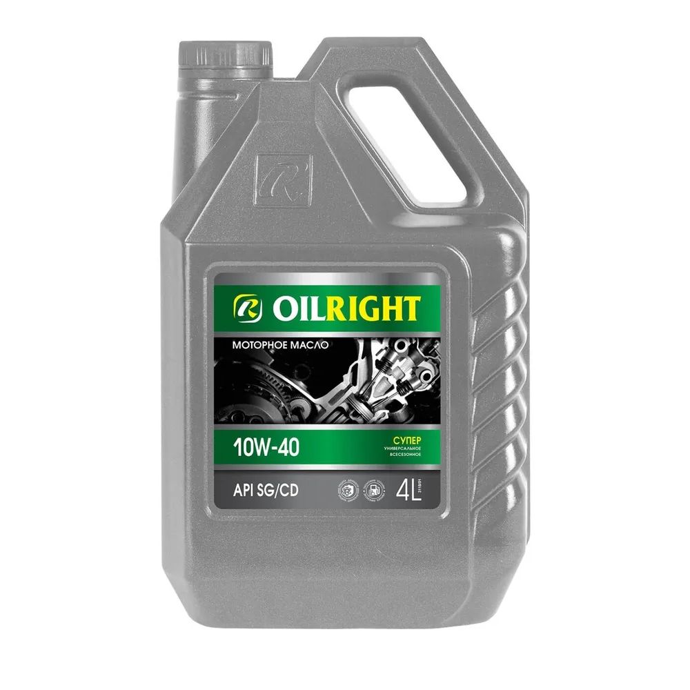 Моторное масло Oilright полусинтетическое 10W40 4л