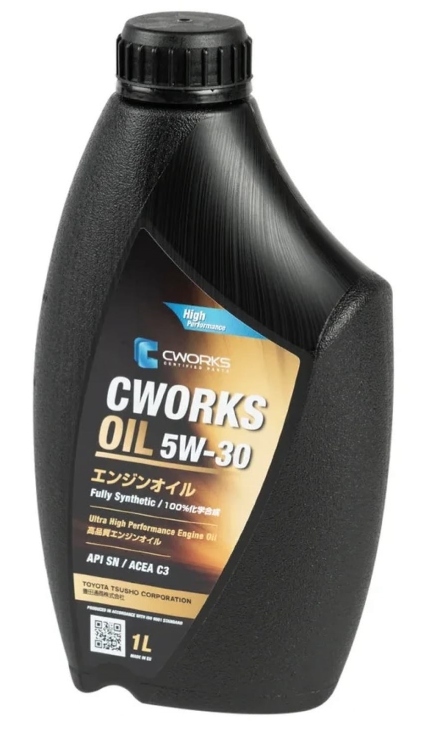 Моторное масло CWORKS синтетическое 5w30 C3 Sn/Cf 1л