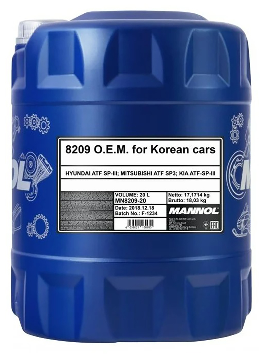 Моторное масло MANNOL OEM ATF SP -III 20k