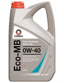 Моторное масло Comma синтетическое 0W40 eco-mb 5л