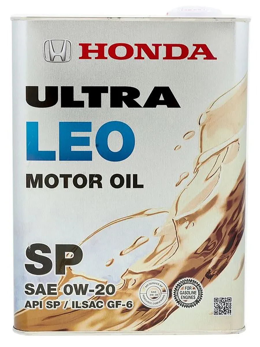 Моторное масло Honda ULTRA LEO 0W20 4л