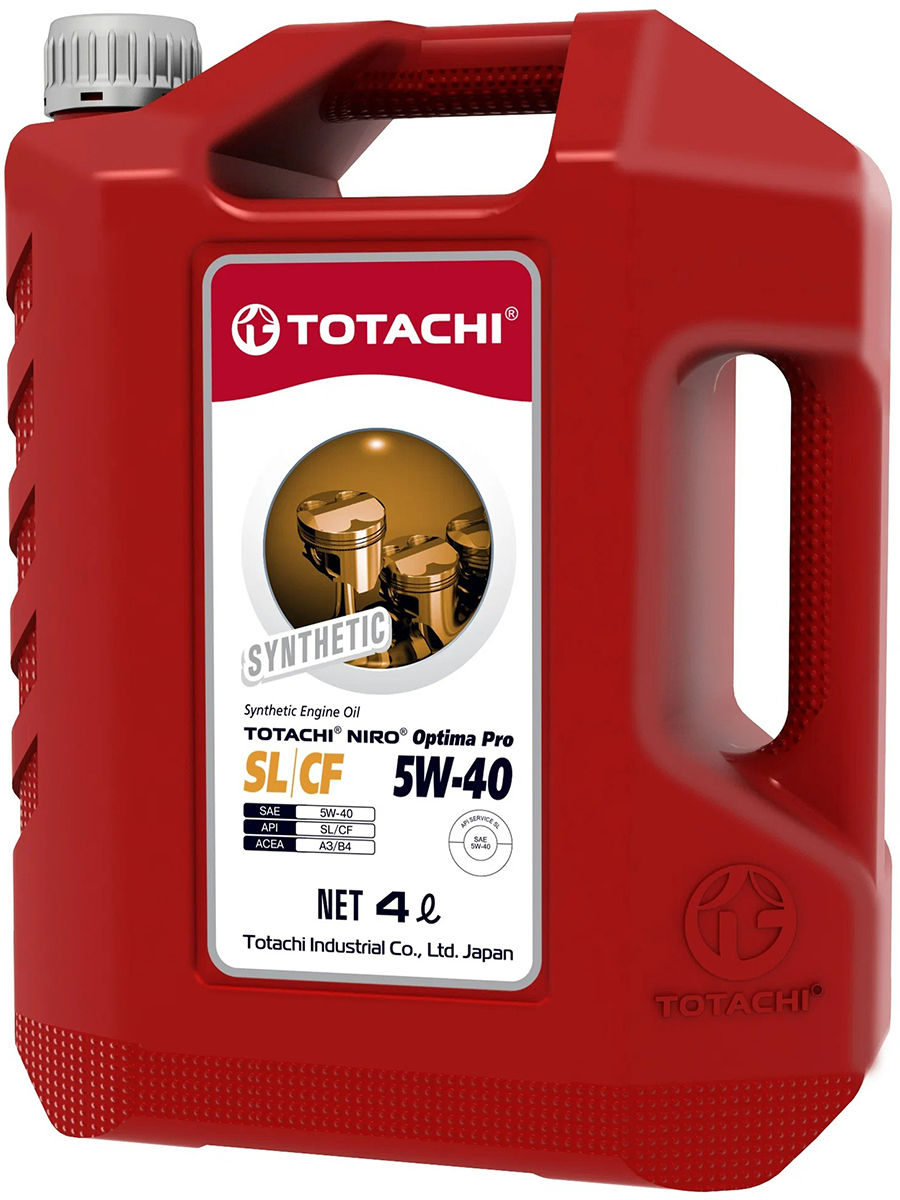 Моторное масло TOTACHI синтетическое NIRO Optima PRO Synthetic 5W40 4л