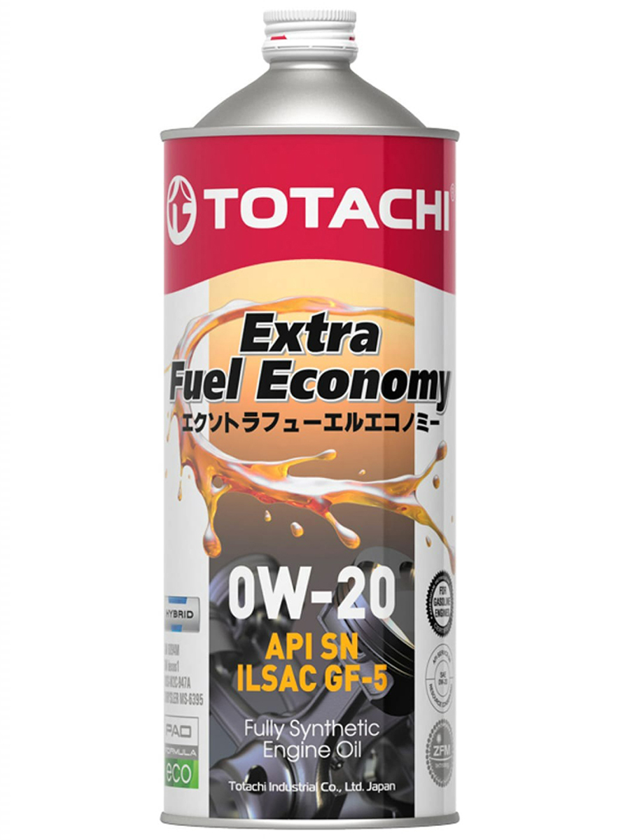 Моторное масло TOTACHI синтетическое Extra Fuel 0W20 1л