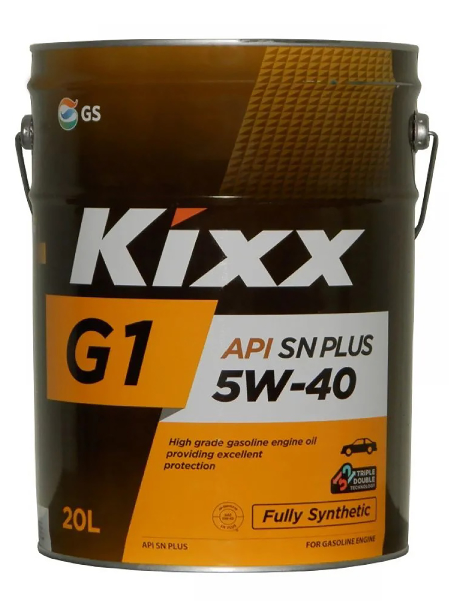 Моторное масло Kixx G1 5w40 API SN Plus 20л