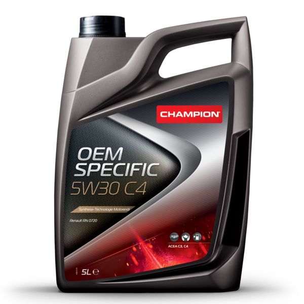 Моторное масло Champion синтетическое OEM SPECIFIC C4/C3 5W30 5л