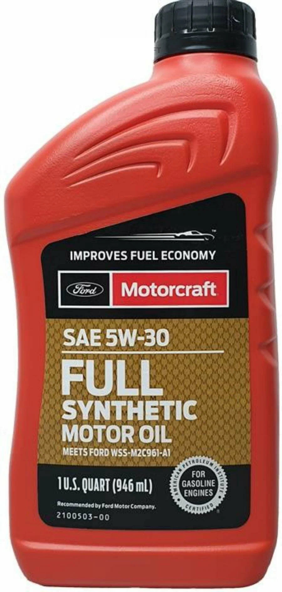 Моторное масло Ford синтетическое MOTORCRAFT Full Synthetic 5W30 0,946л