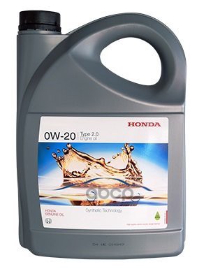 Моторное масло Honda синтетическое Type 2.0 0w20 Api Sn Ilsac Gf-5 Eu 4л