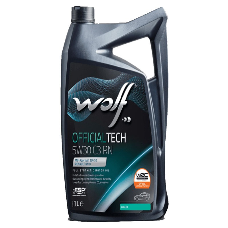 WOLF OIL 1043875 Моторное масло OFFICIALTECH 5W30 C3 RN 1L  () 1шт