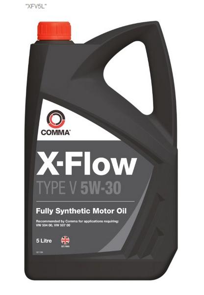Моторное масло Comma синтетическое XFLOW TYPE V 5W30 5л