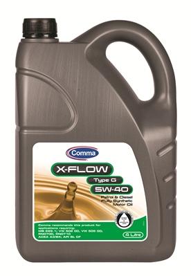 Моторное масло Comma синтетическое XFLOW TYPE G 5W40 4л