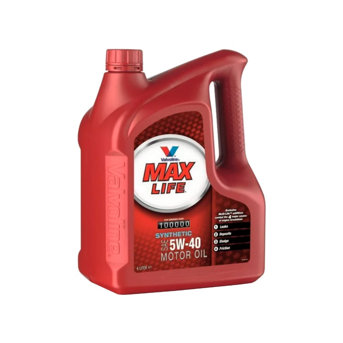 Моторное масло Valvoline синтетическое Maxlife Synthetic 5W40 4л
