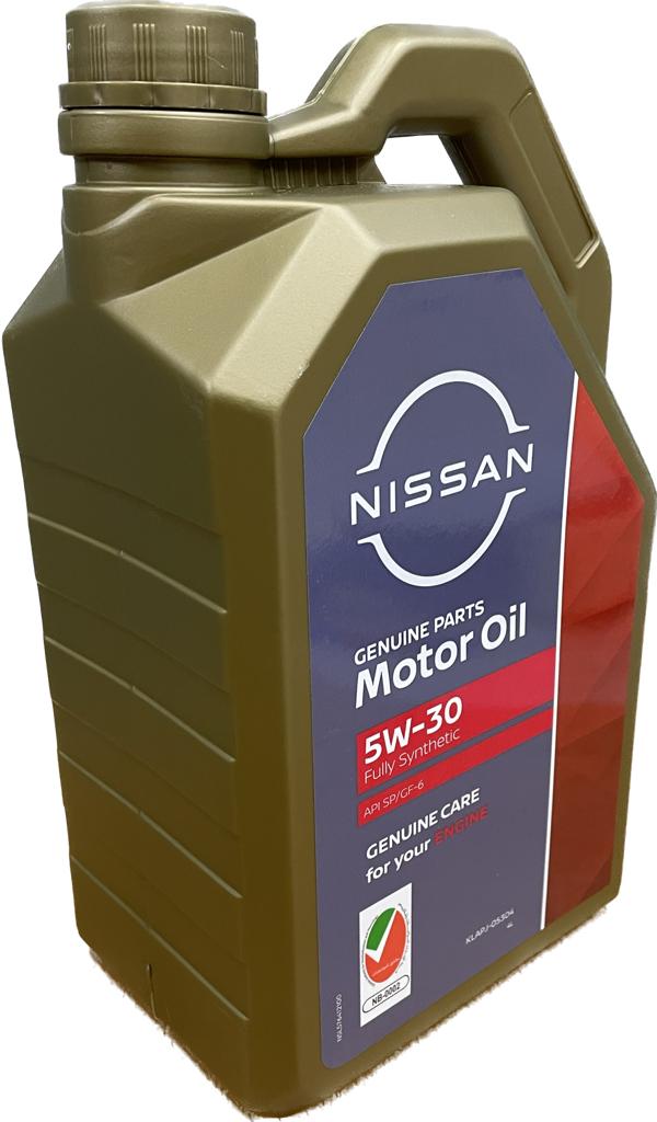 Моторное масло Nissan синтетическое 5w30 Api Sp 4л NISSAN - 2