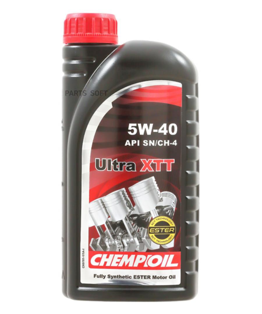 Моторное масло Chempioil синтетическое Ultrа Хтт Sn/Сf А3/В4 5W40 1л