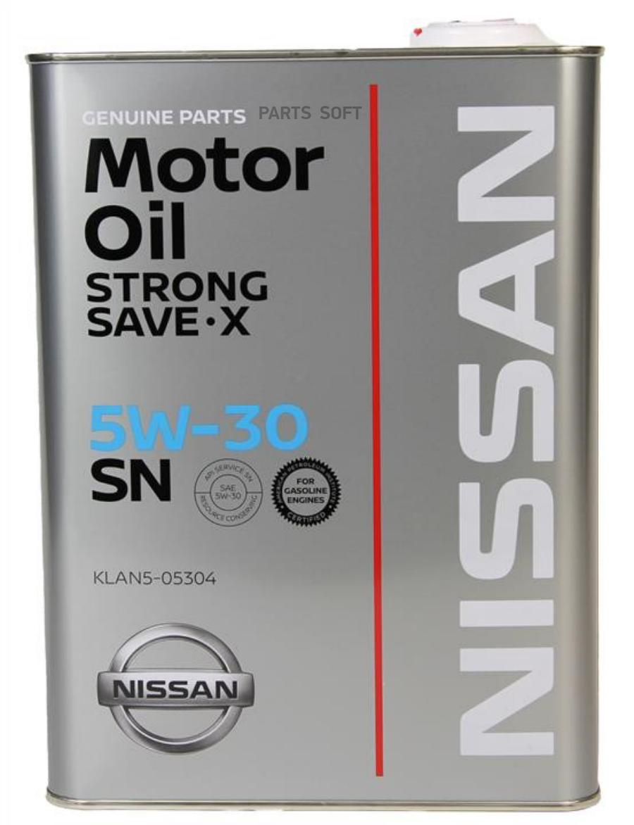 Моторное масло Nissan Strong Savexsn 5w30 4л