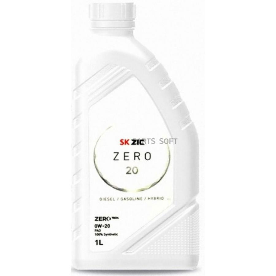 ZIC ZERO 20 0w20 SN PLUS, SN-RC / GF-5 1л (бензин, 100% синт. с ПАО, доп. GM dexos1 Gen2)