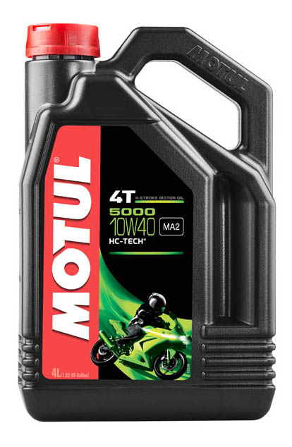 Моторное масло Motul полусинтетическое 5000 HC-Tech 4T 10W40 4л