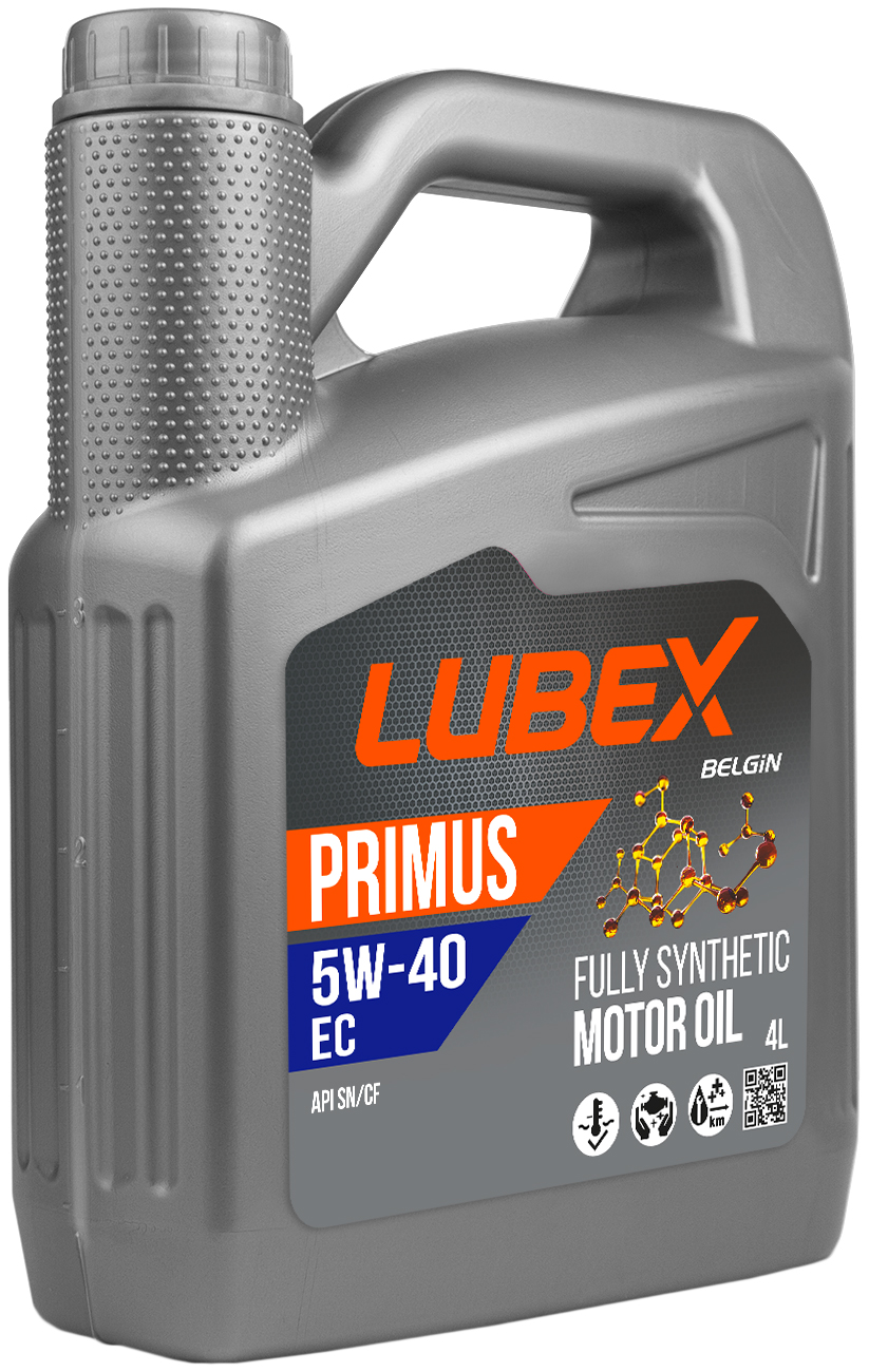 Моторное масло LUBEX синтетическое PRIMUS EC 5W40 4л