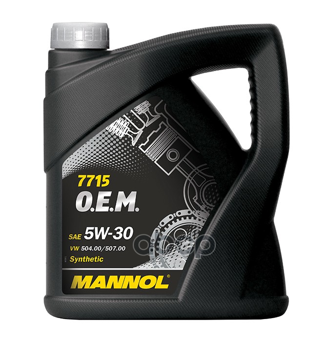 Моторное масло MANNOL синтетическое O.E.M. for VW AUDI SKODA 5W30 5л
