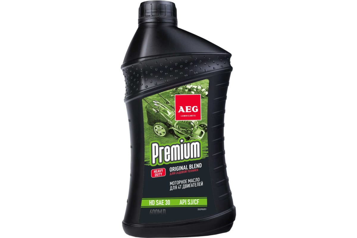 Масло четырехтактное Premium HD SAE 30 API SJ/ CF 600 мл AEG Lubricants 33290