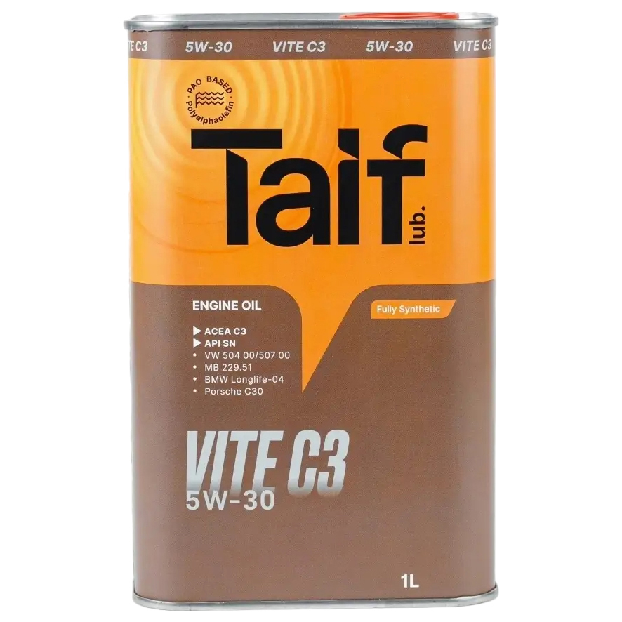 Моторное масло Taif Lubricants Vite 0W30 Acea C3 1л