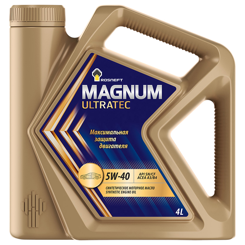 Масло Rosneft  5W40 Magnum Ultratec Api Sn/Cf/Acea A3/B4 A3/B3 4+1Л Син Акция Rosneft арт.