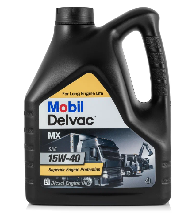 Моторное масло Mobil минеральное Delvac M SUP DEF 15W40 4л