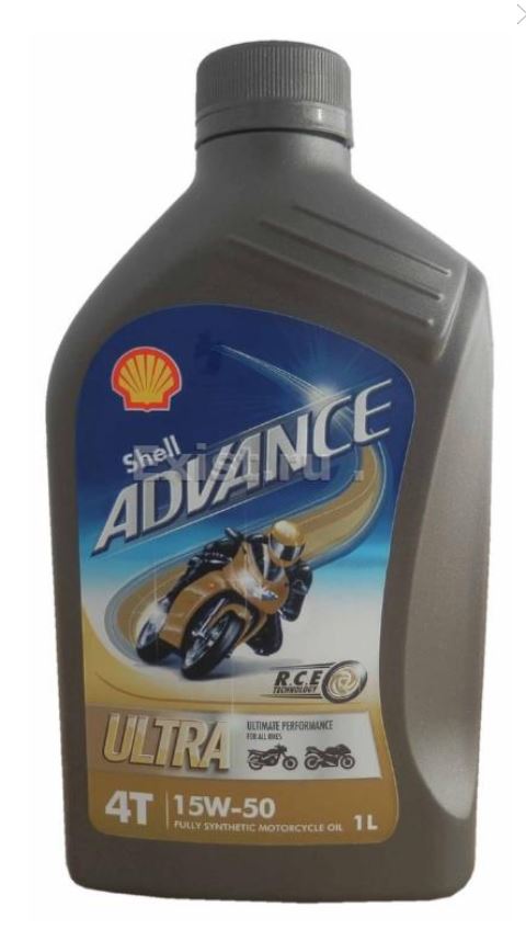 Масло SHELL 4-х тактное 15W50 Advance Ultra 1л