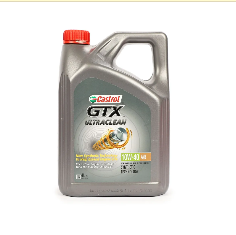 Castrol 10W40 4L GTX масло мот полусинт \ACEA A3/B4, API SP, MB 2265/2293, VW 50101/50500
