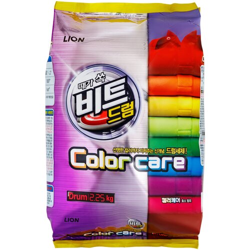 Стиральный порошок Lion Beat Drum Color care, 2.25 кг