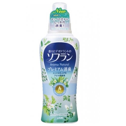 Lion Кондиционер для белья Aroma Natural с натуральным ароматом луговых трав, 0.55 л, 0.62 кг
