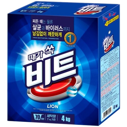 Стиральный порошок Lion Beat, 4 кг