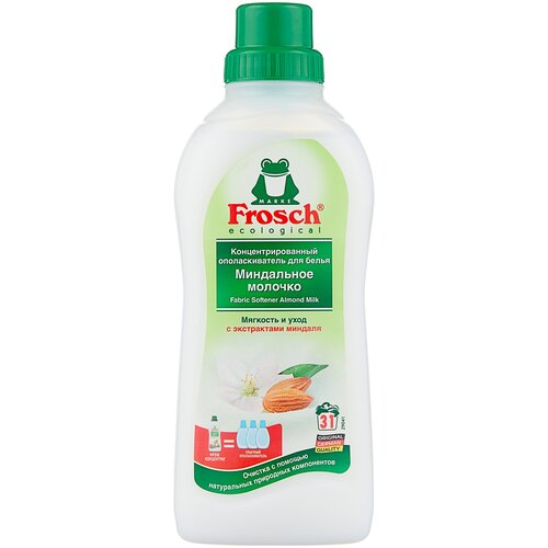 Frosch Концентрированный ополаскиватель для белья Миндальное молочко, 1 л
