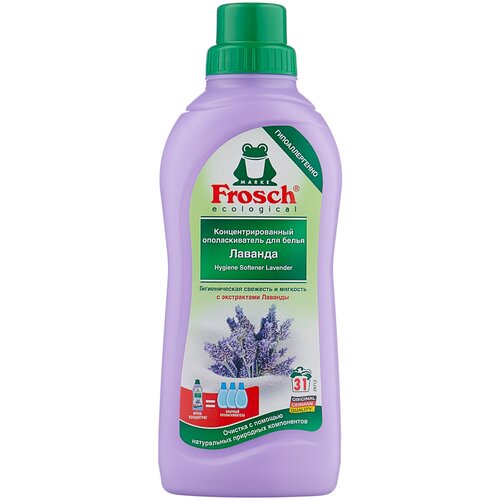 Frosch Концентрированный ополаскиватель для белья Лаванда, 0.75 л