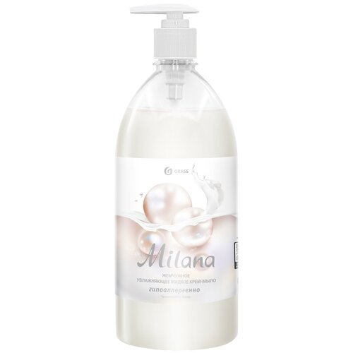 Grass Крем-мыло жидкое Milana Жемчужное, 500 мл