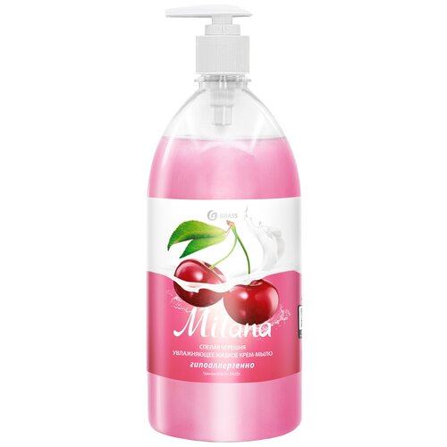 Grass Крем-мыло жидкое Milana Спелая черешня, 5 л