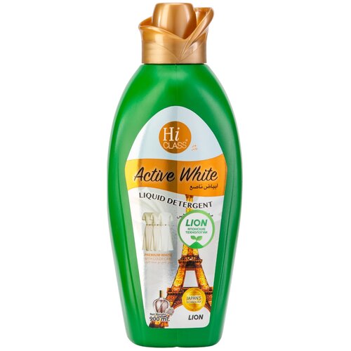Гель для стирки Lion Hi-Class для белых вещей (Таиланд), 0.9 л, бутылка