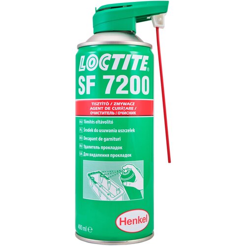 Аэрозольный очиститель прокладок, клея, герметика, нагара LOCTITE SF 7200 400 мл