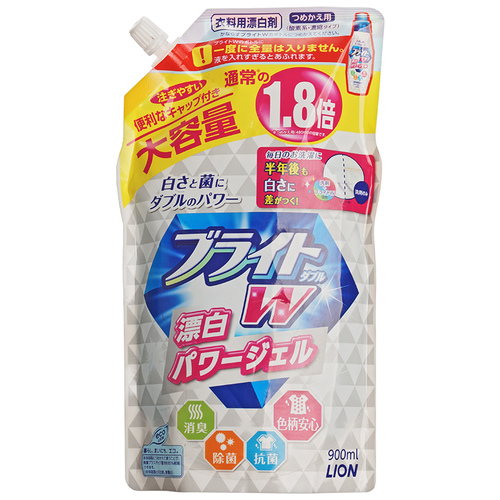 Отбеливатель Lion Гель кислородный для стойких загрязнений, 900 мл
