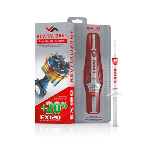 XADO Revitalizant EX120 для бензиновых двигателей, 0.008 л