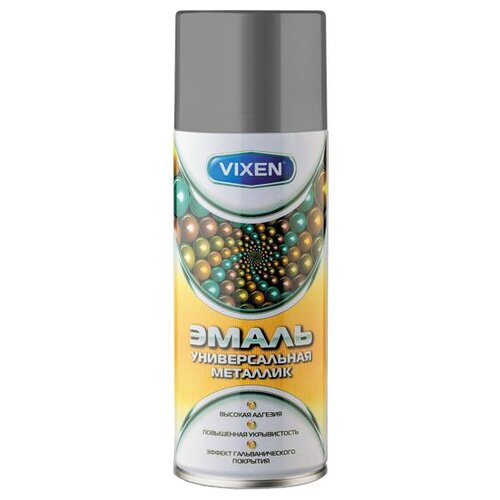 Эмаль Vixen универсальная металлик, золото, 520 мл